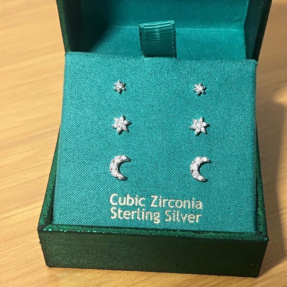 COPY - Sterling Silver 3 pk Earrings